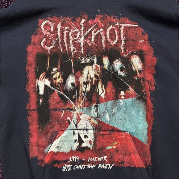Slipknot Here Comes The Pain Tour Hoodie Size Medium - Picture 2 of 4